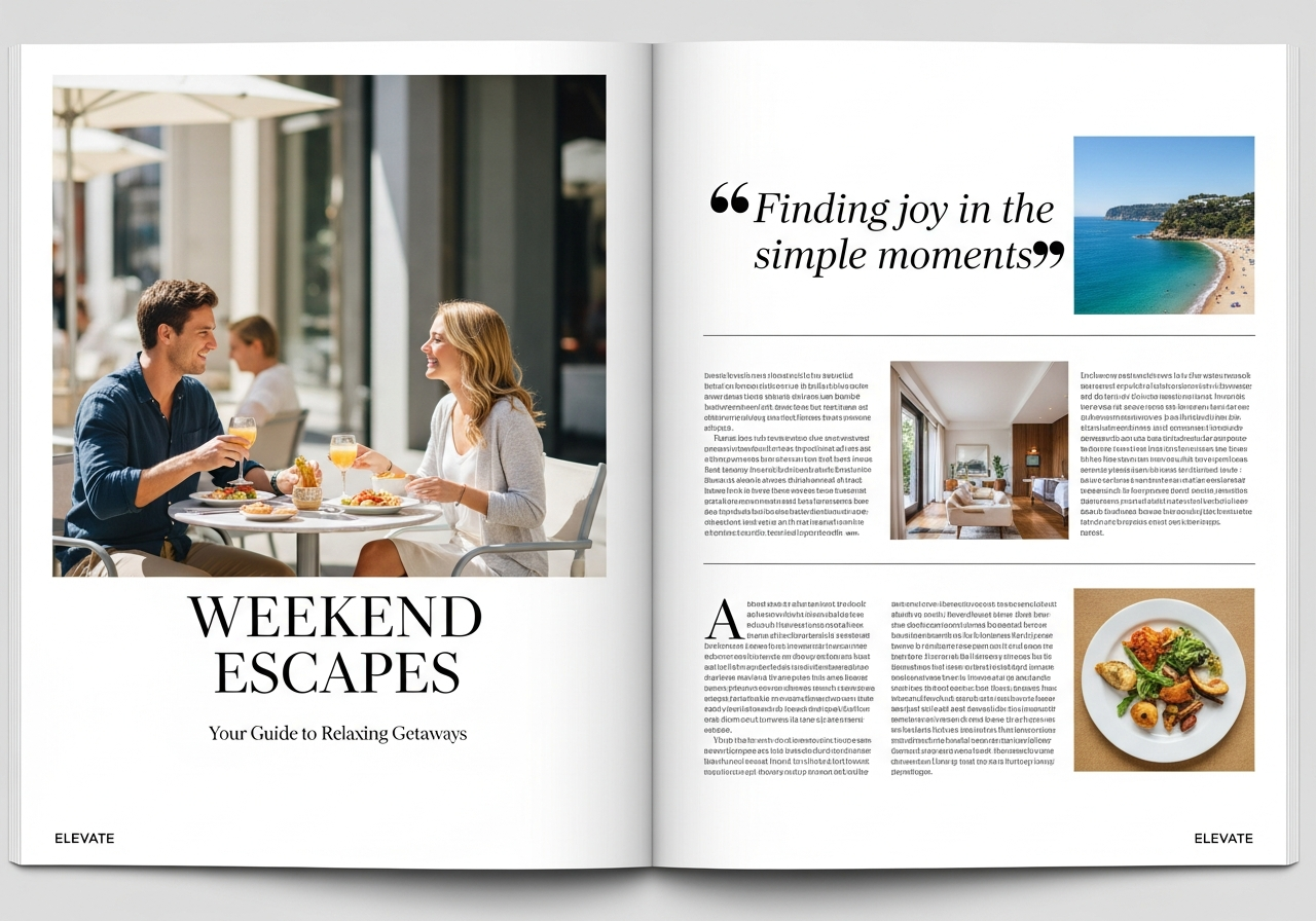 Макет журнала